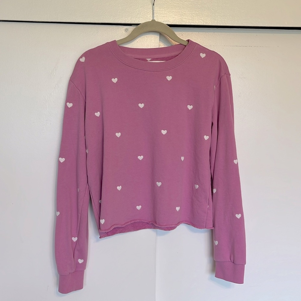 Spiritual Gangster Crewneck Terry Crop Sweatshirt